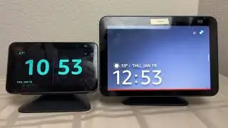 How to make an Amazon Echo Show act as an always on clock