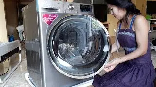 Cooking With Manila - Unboxing LG Front load 9 KG 6 Motion DD Washing Machine with Turbowash™