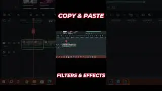 copy and paste filters & effects in filmora 13 #filmora