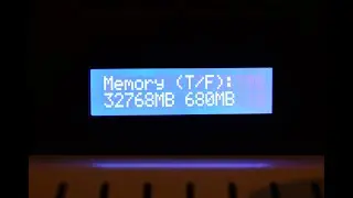 Simple server LCD status screen using Arduino and basic C