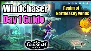 Wind Chaser Day 1 100% EZ Guide - Realm of North eastly Winds - Genshin Impact Sumeru 3.1
