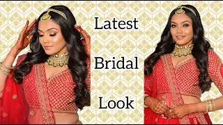 Latest Bridal Look on Red Outfit || Nayna Savla