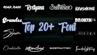 TOP 20 BEST FREE FONT'S FOR GRAPHICS__||RISHABH GRAPHICZ||__|| (1080P)