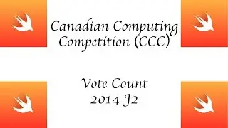 CCC (Canadian Computing Competition) - 2014 J2 - Vote Count - Swift 4 +
