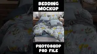 Bedding Mockup - Photoshop File