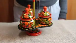 Набор для специй Хохлома | Набор Хохлома