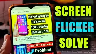 Screen Flickering & Display Blinking Problem Fix working Method || by trickeramit 2022