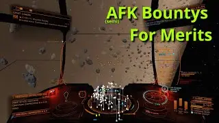 How to (semi) AFK Bounties for Merits in Elite Dangerous the fast, quick and easy way tutorial