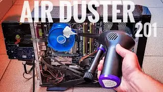 Air duster 201 Аккумуляторная, портативная  воздуходувка. Обзор и тест.