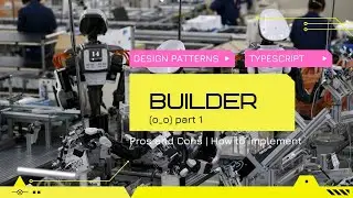 Design Patterns. TypeScript. Builder. Nest.js Part 1