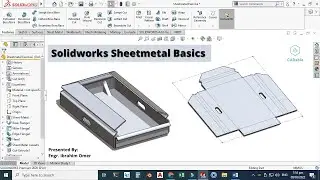 Solidworks Sheetmetal Basics | Solidworks Sheetmetal flatten | Export Solidworks to Autocad DXF