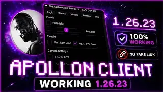 ⚡Finally Found the BEST FPS Client for MCPE! Apollon client 1.26.23 🚀(Must Try)