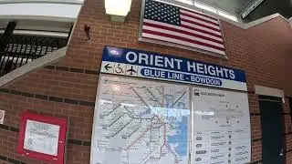 East Boston Blue Line T MBTA - Orient Heights Station🔵
