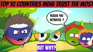 Top 10 countries india trusted most? Who are they?