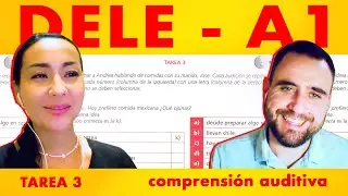 DELE-A1  🇪🇸  Задание аудирование #3 🎧 на понимание услышанного