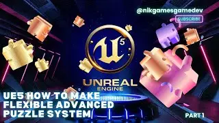 UE5 How to make flexible and advanced puzzle system part 1