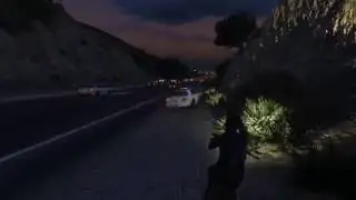 GTA V Police evasion (Biker DLC)