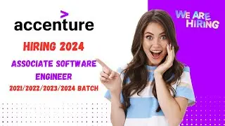 Accenture Hiring Freshers for Associate Software Engineer