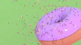 Houdini Donut Denoised in Blender 