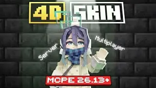How to Use 4D Minecraft Skins Work on Servers!!