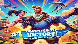 Carrying My Girlfriend To Her First Fortnite Win!!!!
