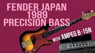 Fender Japan '62 Precision Bass (1989) Fujigen / Gear Demo