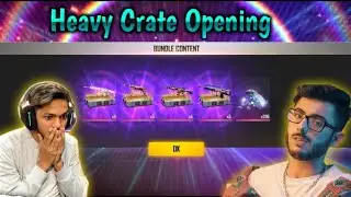 Heavy Gun crate Opening 😂 With Lokesh Gamer and Carry Minati