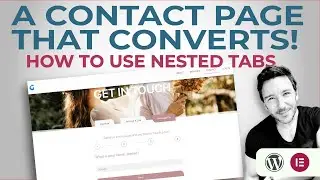 How to use Elementor Nested Tabs to make a contact page
