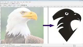 How do I convert an image to a vector in CorelDRAW? #logo #coreldraw #banner