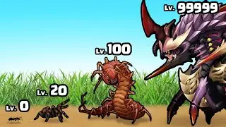 ЭВОЛЮЦИЯ ЖУКОВ МОНСТРОВ, МАКСИМАЛЬНЫЙ УРОВЕНЬ! | Insect Evolution
