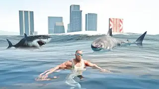 Franklin Died In Tsunami😭 (Kaise Bachega)  - INDIAN BIKES DRIVING 3D