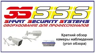 Обзор камеры видеонаблюдения 3МП с широким углом (2.8мм)