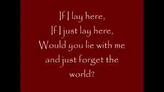 Snow Patrol - Chasing Cars (lyrics)