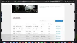 Youtube Studio Editor - unable to filter audio tracks for adding to a video