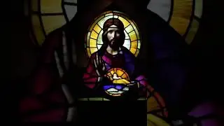 Heavenly Stained Glass Painting 🎨 Animations of Jesus, Mary, and Angels