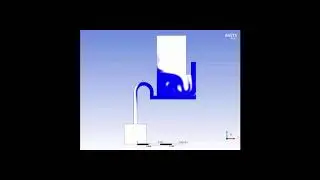 ANSYS  Гидравлика Сифон