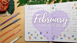 February 2023 Bullet Journal Plan With Me - Self-care