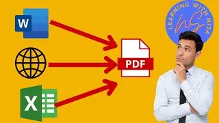 How to Convert Word, Excel, Web page  file to PDF for Free | File ko kaise PDF main Convert Karyei