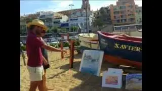 XAVIER- PINTOR- EL ARTE DE LOS DEDOS EN LA PINTURA.