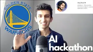 Golden State Warrior AI Hackathon with @SirajRaval  @warriors