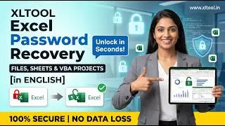 Excel Files, Sheets & VBA code Password Recovery Tool | XLTOOL Features & Overview | in ENGLISH