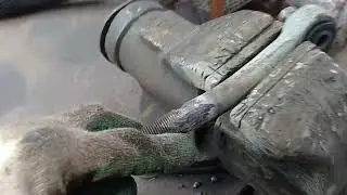 переделал рулевое на самодельном тракторе
