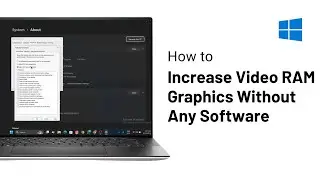 Increase VIDEO RAM GRAPHICS Without Any Software | BOOST FPS | INCREASE PC PERFORMANCE
