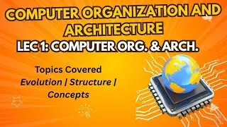 Lec 1 : Module 1.1 : Introduction to Computer Organization and Architecture