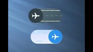Aeroplane mode button design