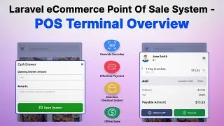 Laravel eCommerce Point Of Sale System - POS Terminal Overview