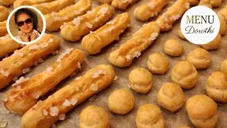 Domowy groszek ptysiowy i słomka ptysiowa. Przepis jak zrobić zaparzane ciasto ptysiowe MENU Dorotki