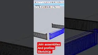 Join profiles /assemblies in Sketchup plugin II profile builder 4