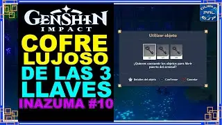 Cofres Lujosos 10 - Encuentra las 3 Llaves en Tatarasuna (Kannazuma) - Genshin Impact