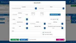 Our Bank - Adding shifts - Desktop